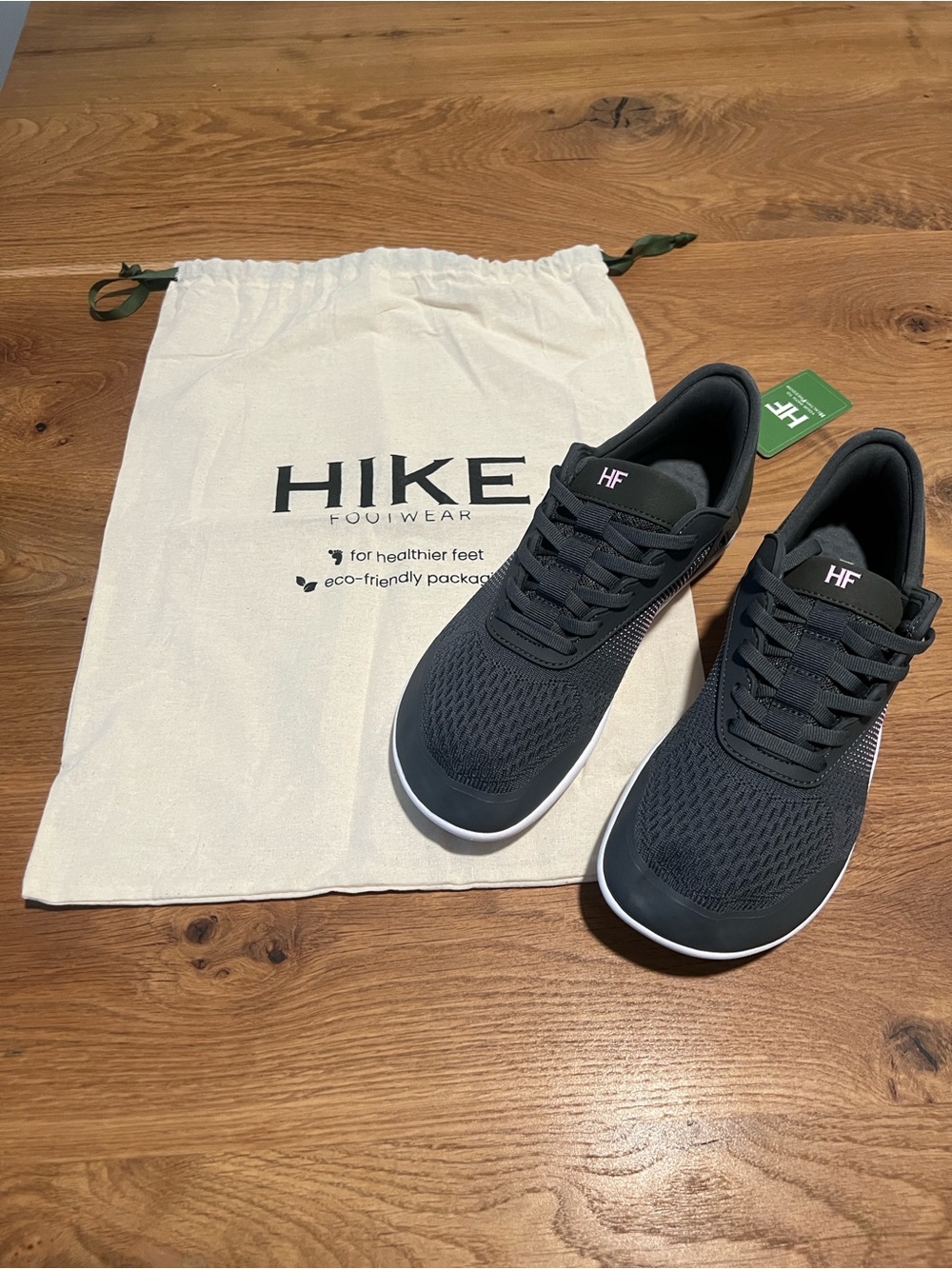 Hike Footwear Stride Barefoot Minimalist Shoes Dark Grey Pink Women’s 9-9.5 NWT